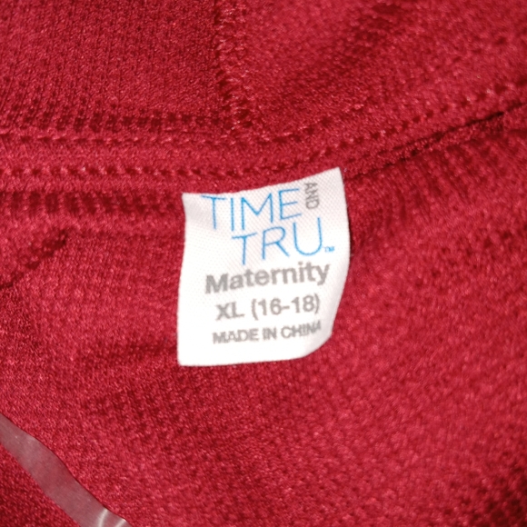 ♥️♥️ NWT Time and Tru Hooded Pullover Maternity 16/18 (1) Gloves (1) Duo Winter - Picture 4 of 8